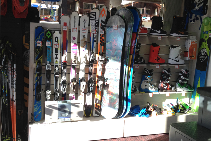 Ski rental La Foux d'Allos Intersport